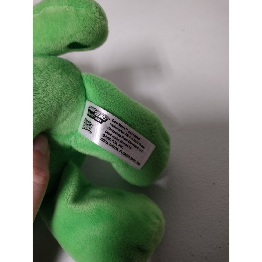 Care Bears Good Luck Bear Stuffed Plush Green 10" - Picture 3 of 5
